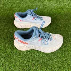 Hoka One One Gaviota 4 Women Sz 8.5 Running Shoes in Blue Fog/Plein Air